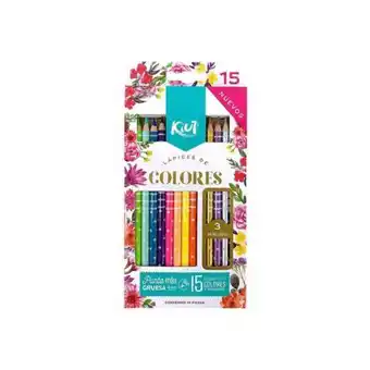 Juan Marcet Lápices de color kiut – 15 colores oferta