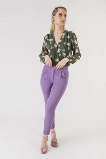 De Prati Pantalón slim unicolor expressions oferta