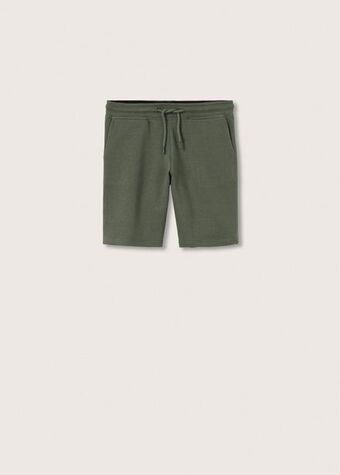 Mango Bermudas jogger algodón oferta