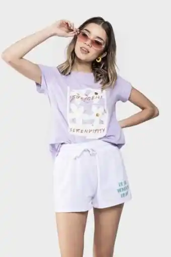 De Prati Camiseta estampada de algodón h&o trybu oferta