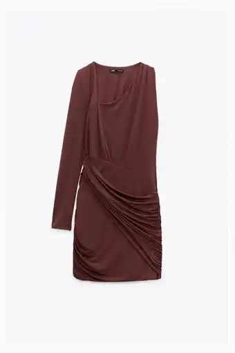 ZARA Vestido asimétrico cut out oferta