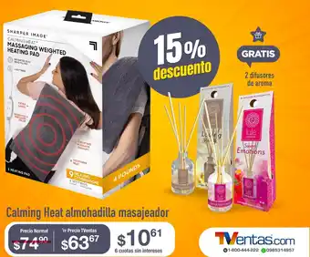 TVentas Calming Heat Almohadilla Masajeador oferta