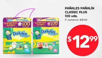 Tia Pañales Pañalín Classic Plus 100 uds. oferta