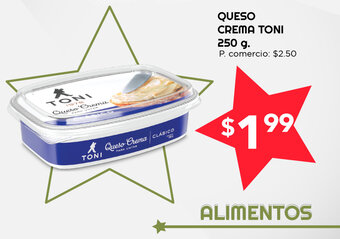Tia Queso Crema Toni 250g oferta