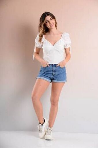 De Prati Blusa unicolor new line moda oferta