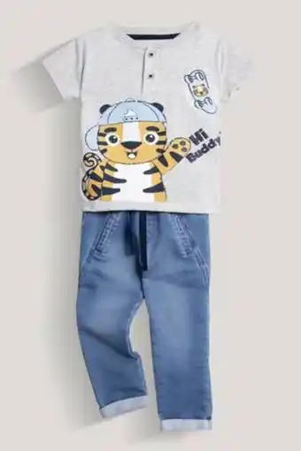 De Prati Camiseta estampada + jeans baby kiddo oferta