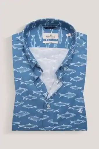 De Prati Camisa slim manga corta brooksfield oferta