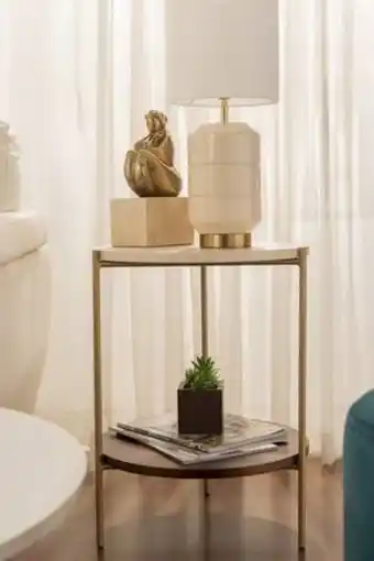 De Prati Mesa auxiliar blanca tahua oferta