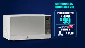 Tia Microondas Indurama 20L oferta