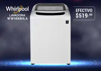 Whirlpool Lavadora WWI18BBHLA