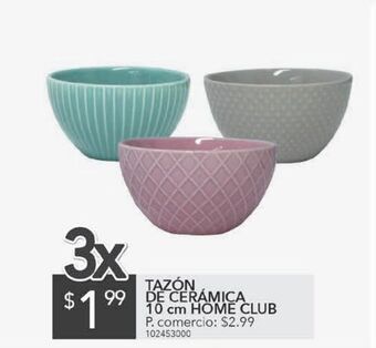 Tia Tazón de cerámica 10cm home club oferta