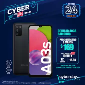 Tia Celular A03S Samsung oferta