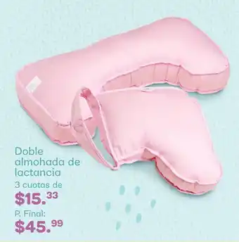 Mi Comisariato Doble Almohada de Lactancia oferta