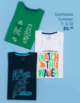 Mi Comisariato Camisetas Summer 4-12 oferta