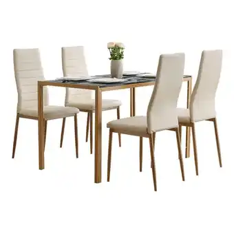 Pycca Juego de comedor bari plus 4 puestos oferta