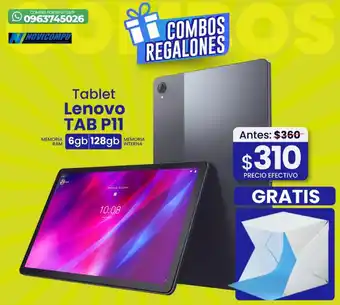 Novicompu Tablet Lenovo Tab P11 oferta