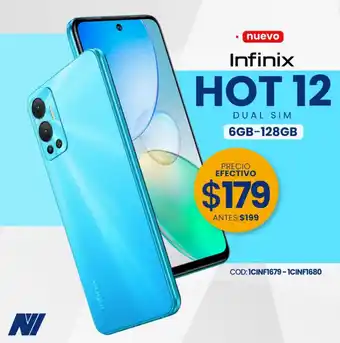Novicompu Infinix Hot 12 Dual Sim 6GB - 128GB oferta