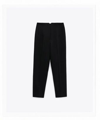 ZARA Pantalón tiro alto oferta