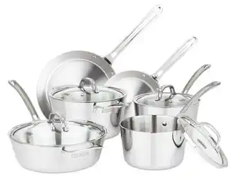 Colineal Set de ollas 10pcs 3 capas contemporary viking professional c/plateado oferta