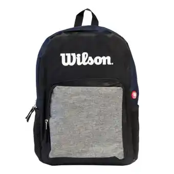 Pycca Mochila wilson negro/azul 17" oferta