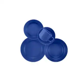 Marcimex Oxford - vajilla 20 piezas donna| azul oferta
