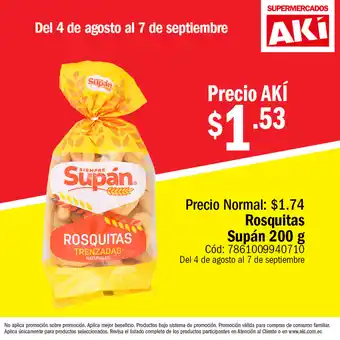 Akí Supán Rosquitas 200g oferta