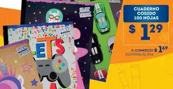 Tia Cuaderno cosido 100 hojas oferta