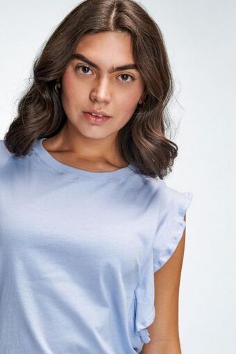 Koaj Camiseta sin estampado, con gola sobre hombro. oferta