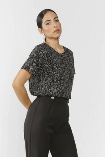 De Prati Blusa estampada expressions oferta