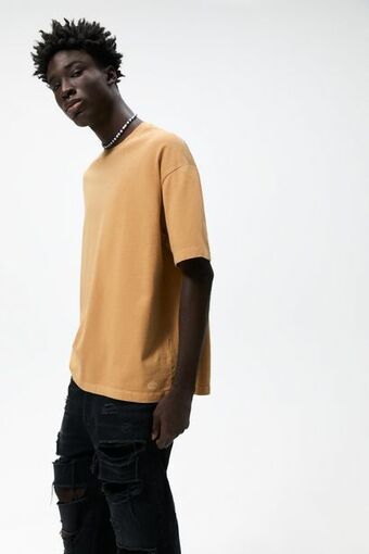 ZARA Camiseta heavy weight texto oferta