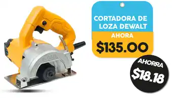 Coral Hipermercados Cortadora de Loza Dewalt oferta