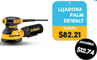 Coral Hipermercados Lijadora Palm Dewalt oferta
