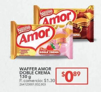 Tia Waffer amor doble crema 130g oferta