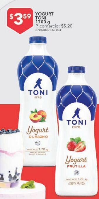 Tia Yogurt toni 1700g oferta