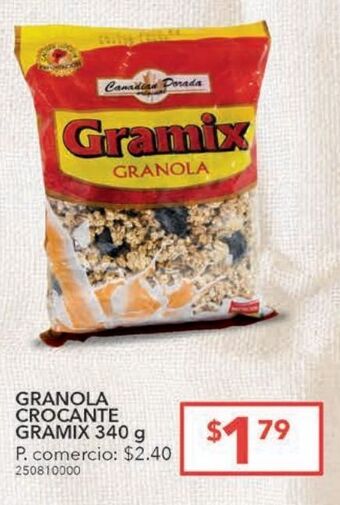 Tia Granola crocante gramix 340g oferta