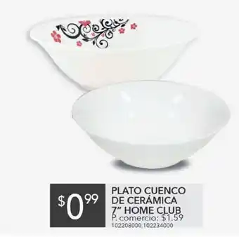 Tia Plato cuenco de cerámica 7" home club oferta