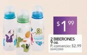 Tia 2 biberones 9 oz oferta