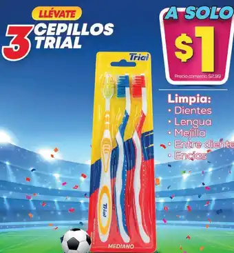 Tia 3 cepillos dentales trial oferta