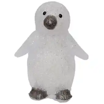 Boyacá Pingüino acrílico con luz led 30cm oferta