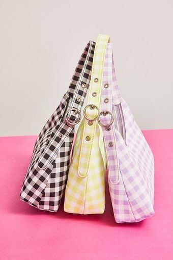 Forever 21 Gingham baguette shoulder bag oferta