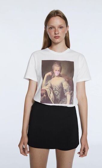 Stradivarius Camiseta licencia art collection oferta