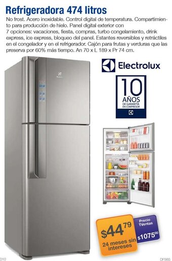 TVentas Refrigeradora 474L oferta