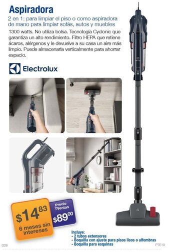 TVentas Electrolux Aspiradora oferta