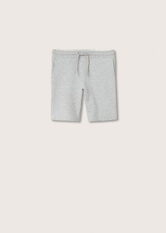 Mango Bermudas jogger algodón oferta