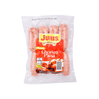 Akí Juris chorizo paisa tipo i 400 g oferta