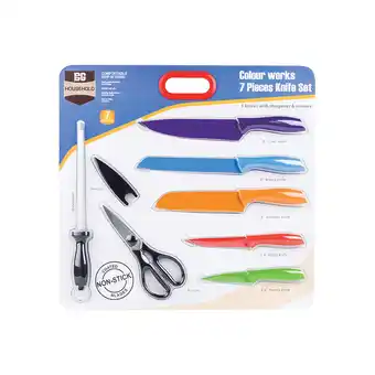 Akí Set cuchillos cocina mango colores autlik oferta