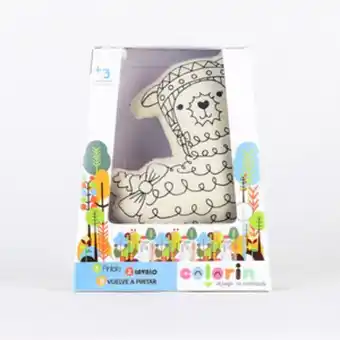 Muñeco llama para pintar