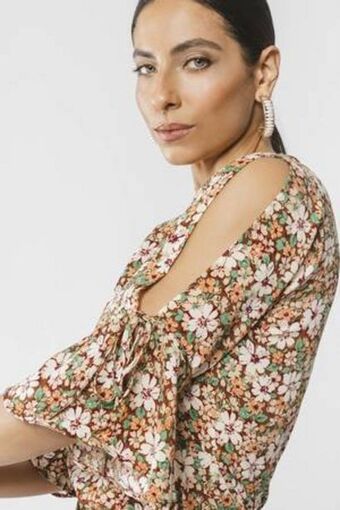 De Prati Blusa estampada expressions oferta