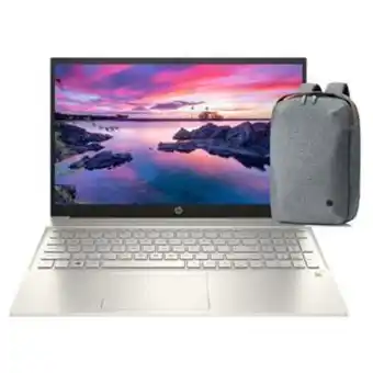 Marcimex Hp - laptop c 15- eh1021la r7 15.6" + mochila| dorado oferta