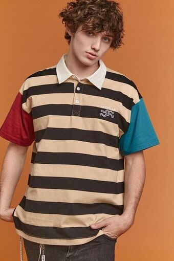Forever 21 Airwalk colorblock polo shirt oferta